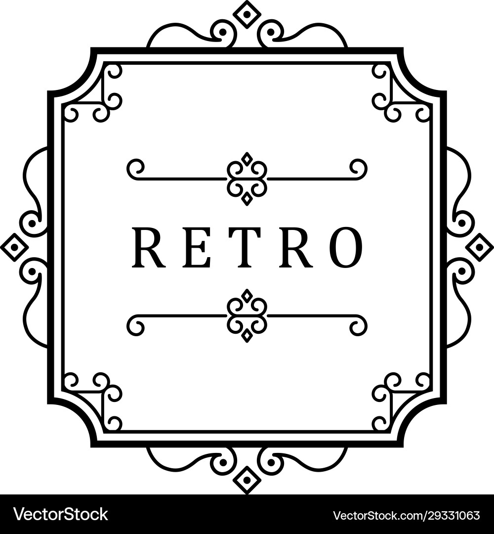 Elegant Border Frame vector image