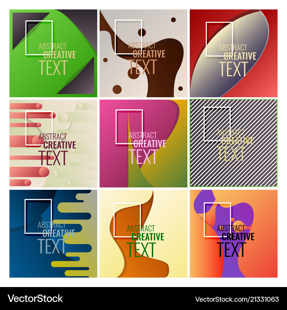 Minimal geometric coverage a set of modern Minimal geometric coverage a set of modern Vector Image