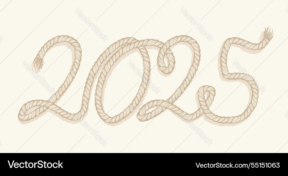 Vintage typography poster 2025 chinese new year Vintage typography poster 2025 chinese new year vector image