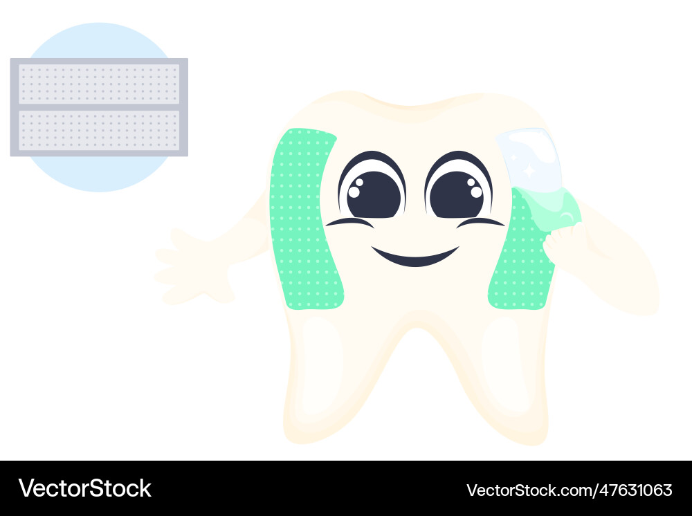 World dentist day funny dental World dentist day funny dental vector image