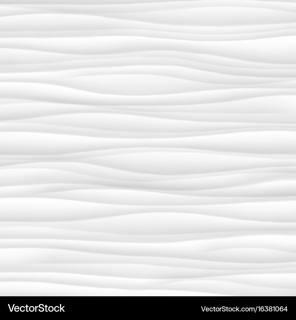 White texture abstract pattern seamless wave wavy vector image