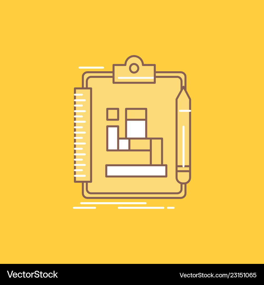 Algorithm process scheme work workflow flat line Algorithm process scheme work workflow flat line vector image