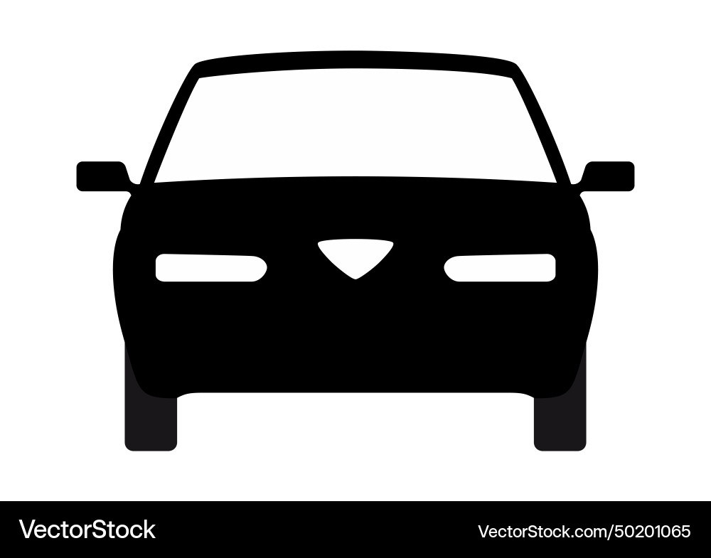 Auto-Symbol auf weißem Hintergrund Auto-Symbol auf weißem Hintergrund vektorbild