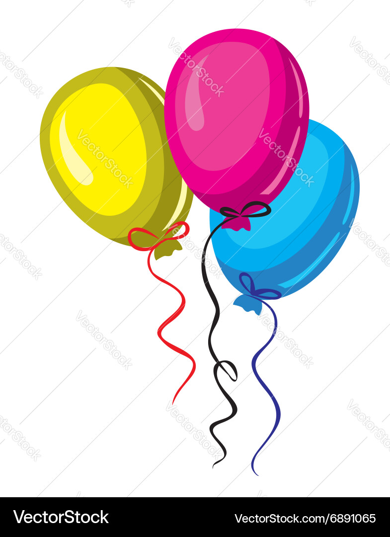 Color Bolonge Color baloon Royalty Free Vector Image - VectorStock