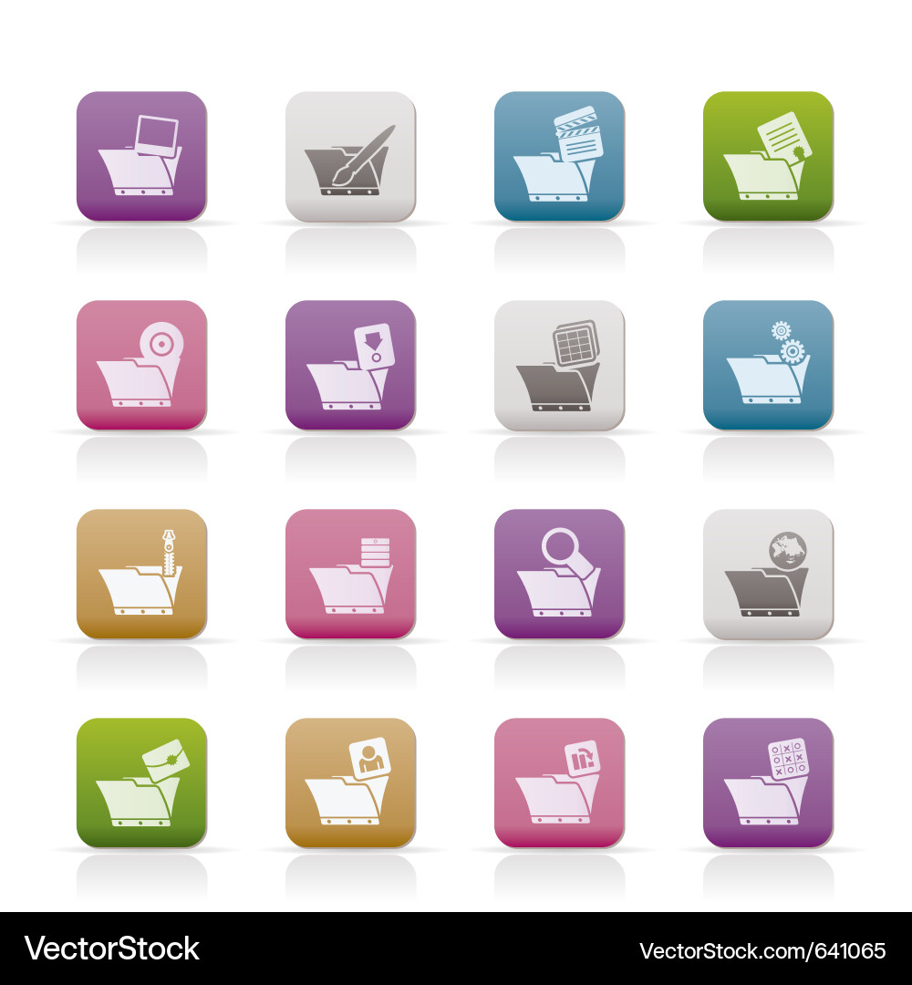 Computer and phone icons Vector Image