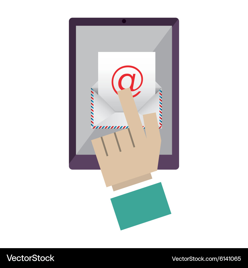 Message design Vector Image