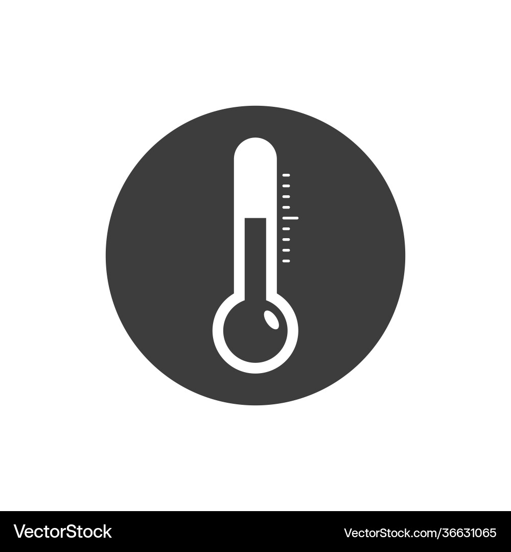 Temperature sensor icon Temperature sensor icon vector image