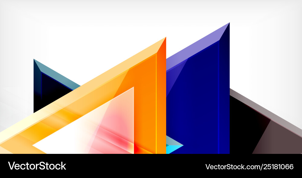 3d triangular minimal abstract background 3d triangular minimal abstract background vector image