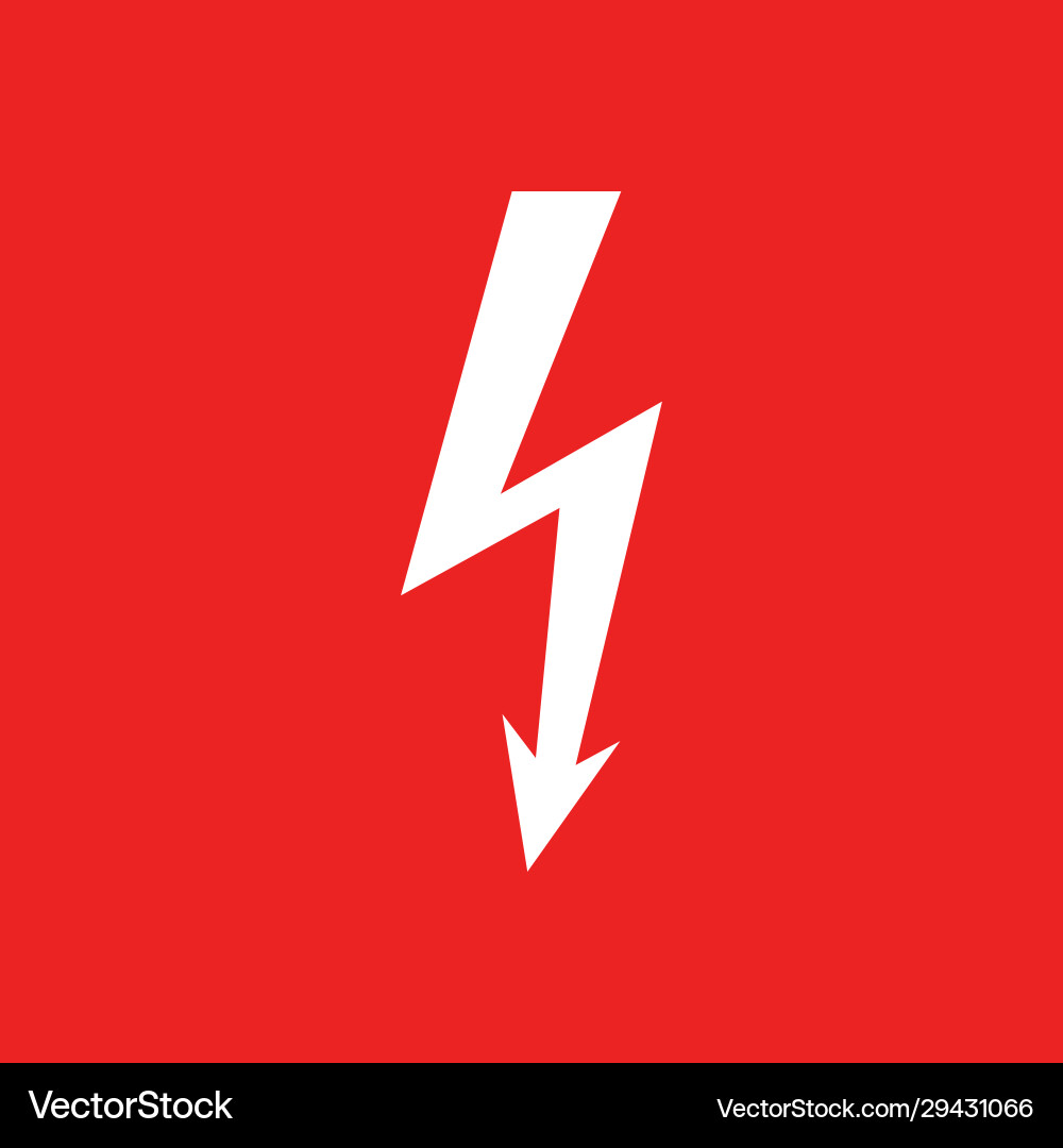 Lightning and background Vector Image