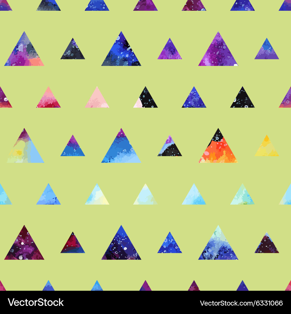 Triangular Galaxy Pattern vector image