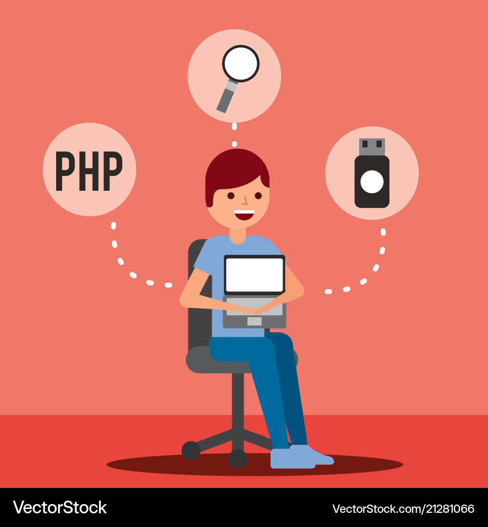 Website der Programmcodierung Website der Programmcodierung vektorbild