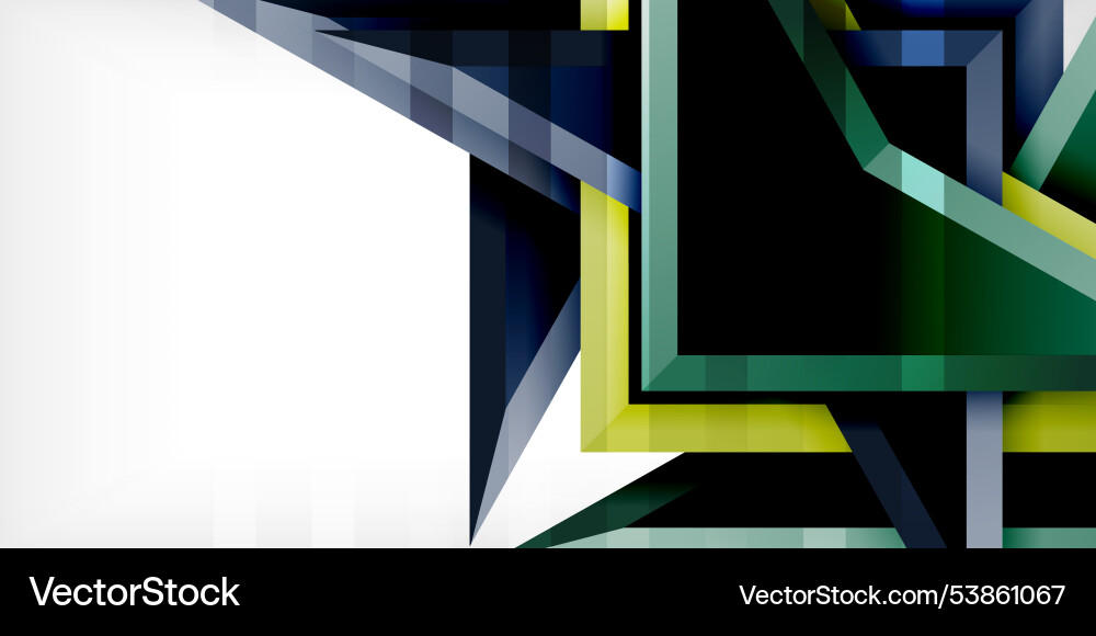 Arrows with 3d effect abstract background Vector Image