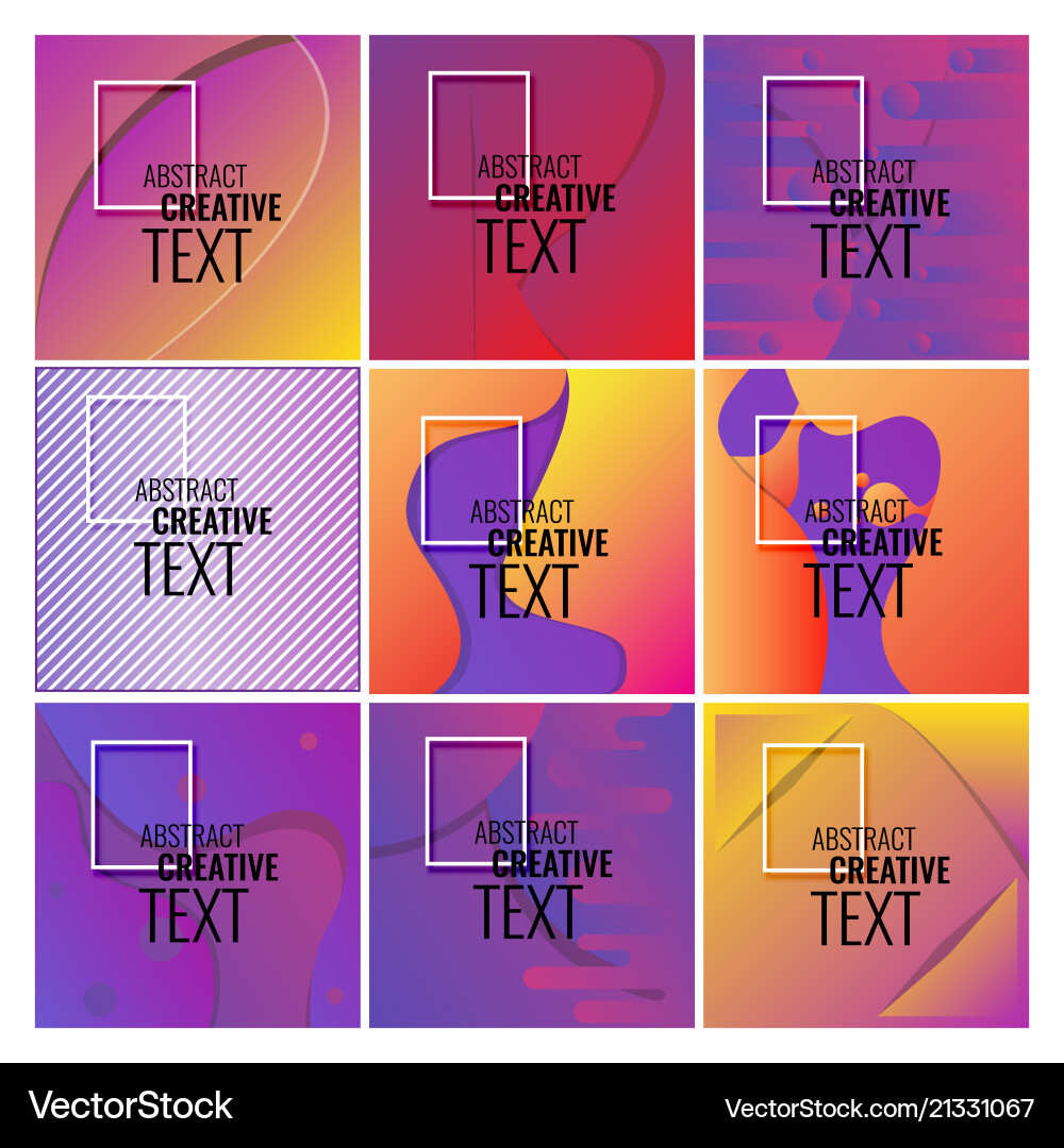 Minimal geometric coverage a set of modern Minimal geometric coverage a set of modern Vector Image