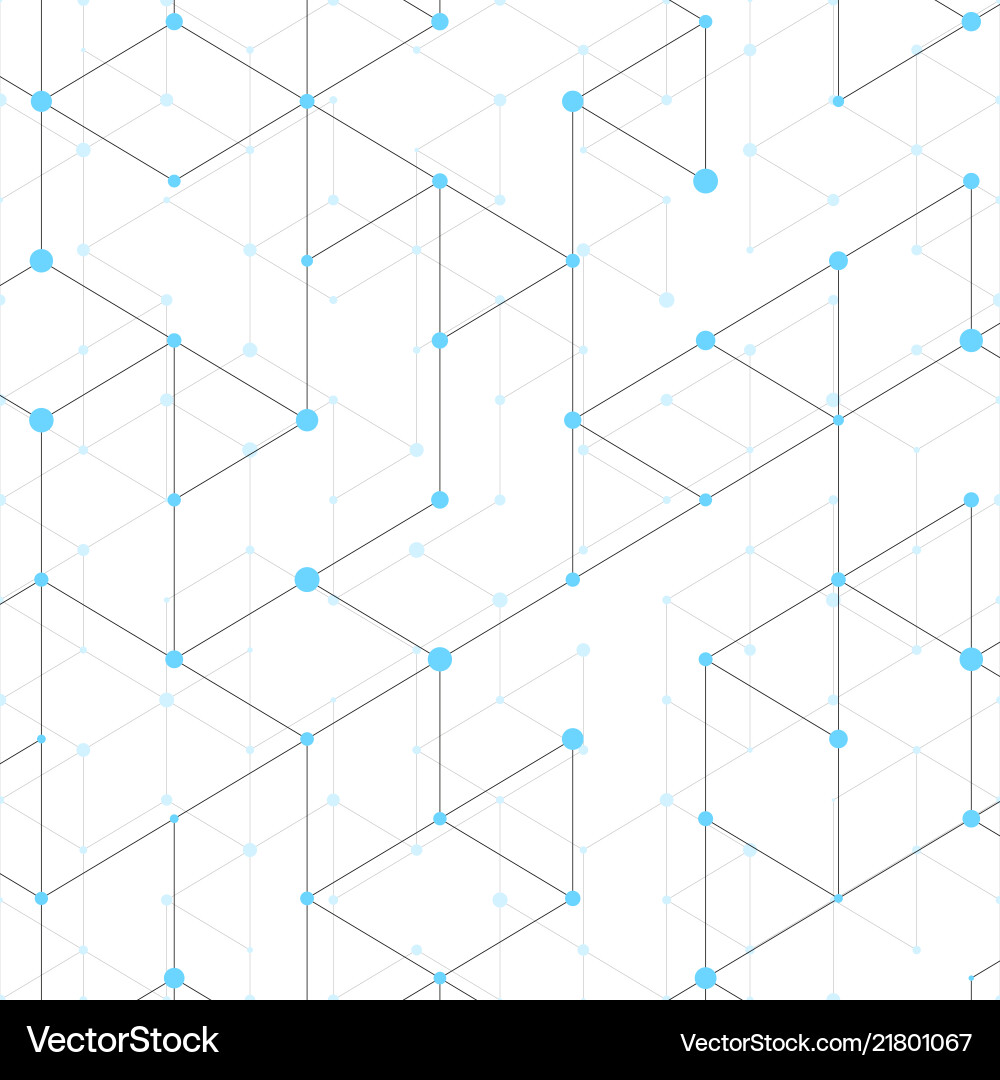 Modern line art pattern with connecting lines Modern line art pattern with connecting lines vector image