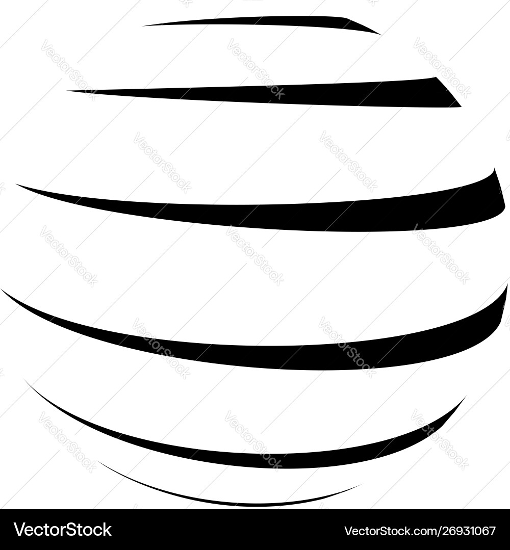 Sphere 3d circle shape abstract ball globe orb Sphere 3d circle shape abstract ball globe orb vector image