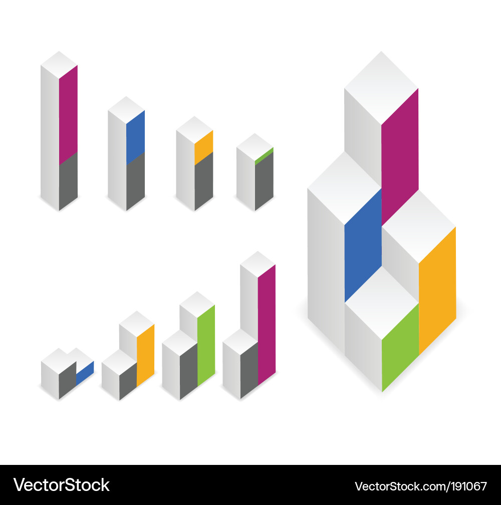 Volume Data Visualization Vector Image