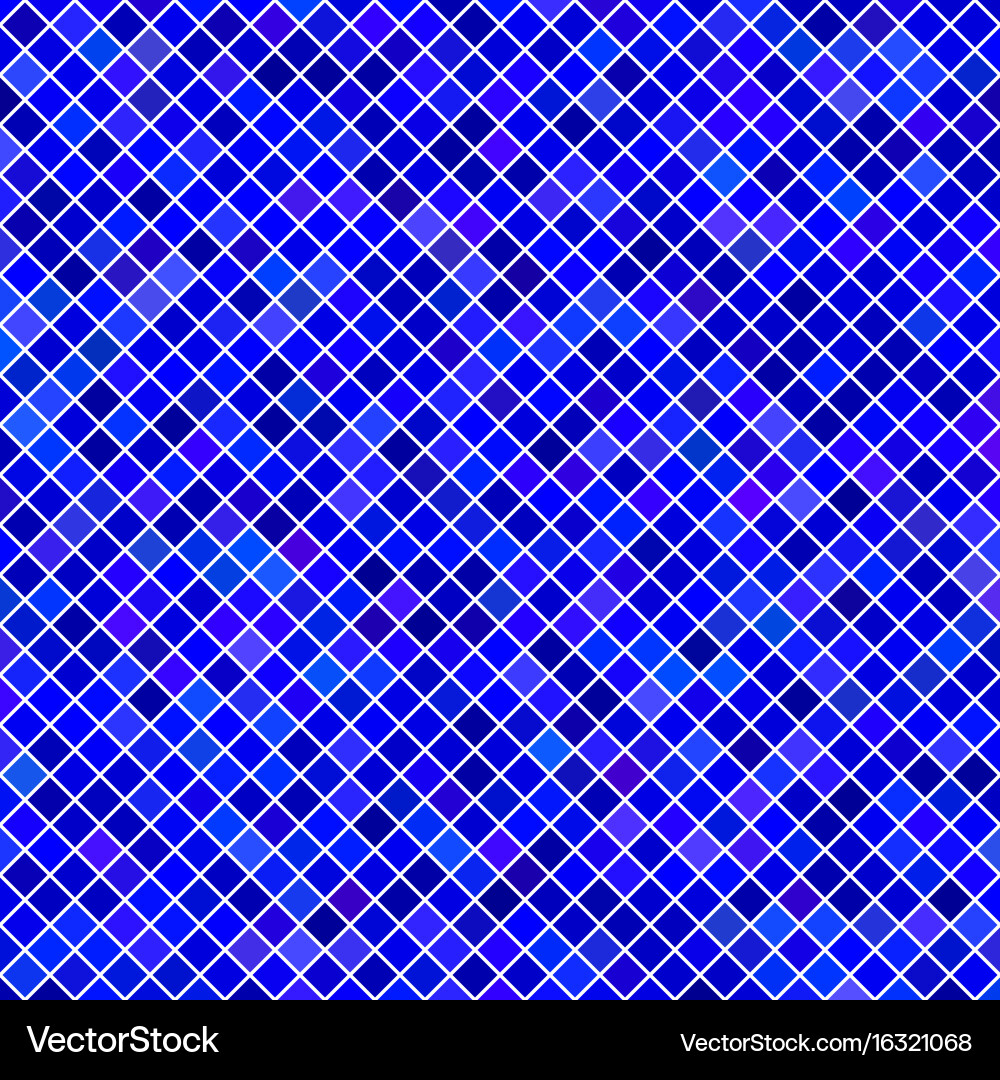 Square pattern background - from squares in blue vector image