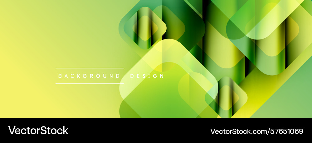 Abstract geometric background overlapping squares Vector Image