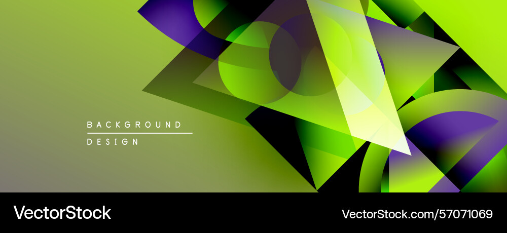 Abstract geometric shapes overlap creating Abstract geometric shapes overlap creating vector image