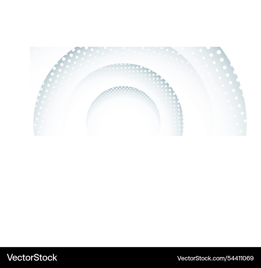 White abstract background with layered circular White abstract background with layered circular vector image