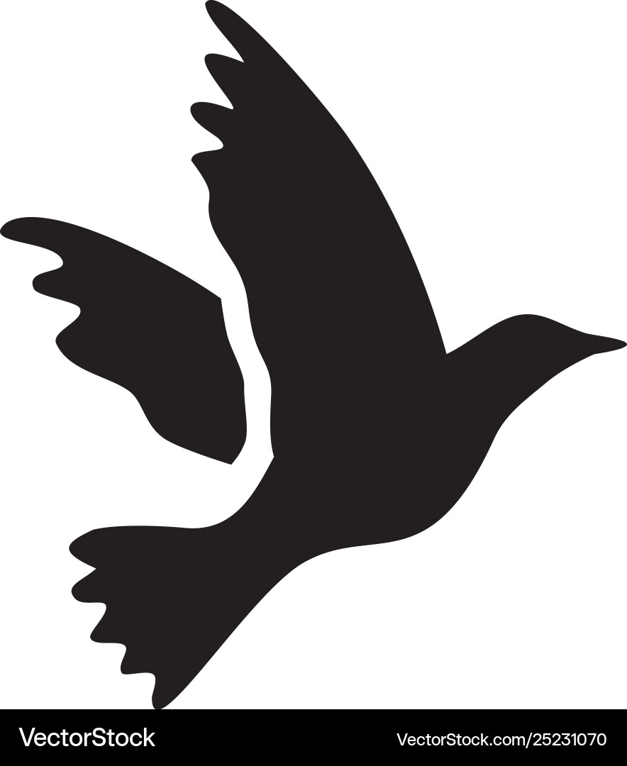Bird icon in flat style for apps ui websites Bird icon in flat style for apps ui websites Vector Image