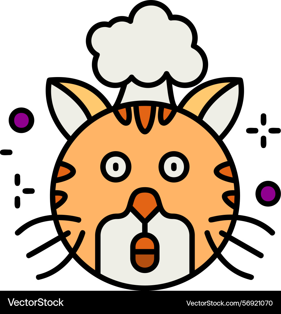 Exploding icon design vector image