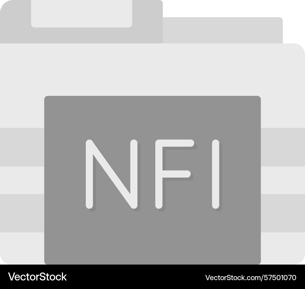 Nfi icon Vector Image