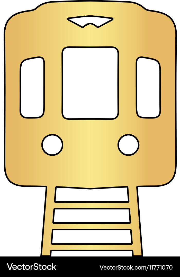 Train computer symbol Vector Image