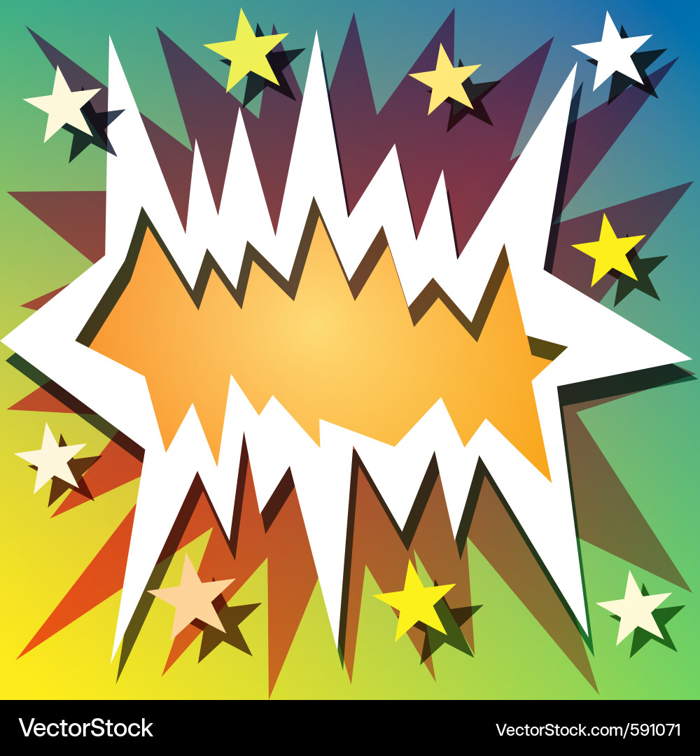 Explosion background Vector Image