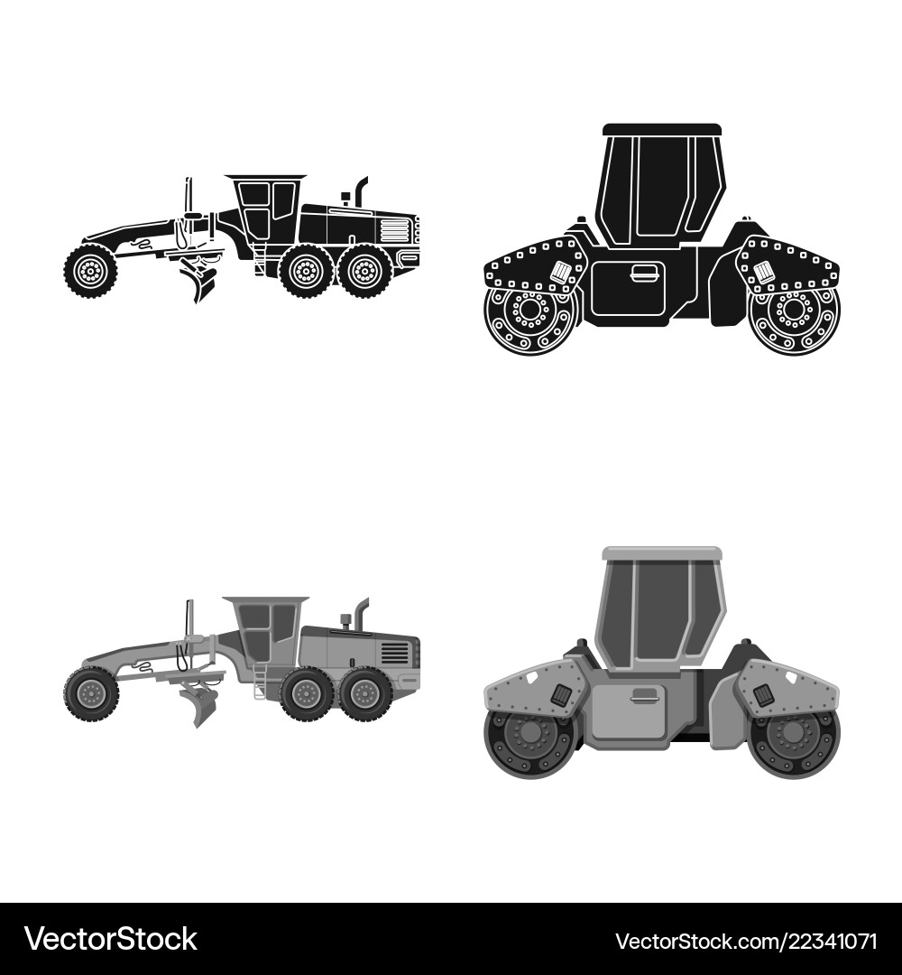 Isolated object of build and construction symbol vector image