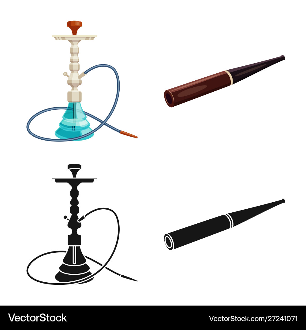 Isolated object refuse and stop symbol set Vector Image
