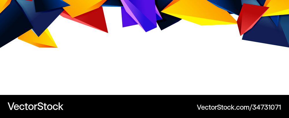 Triangle mosaic abstract background 3d triangular Triangle mosaic abstract background 3d triangular Vector Image