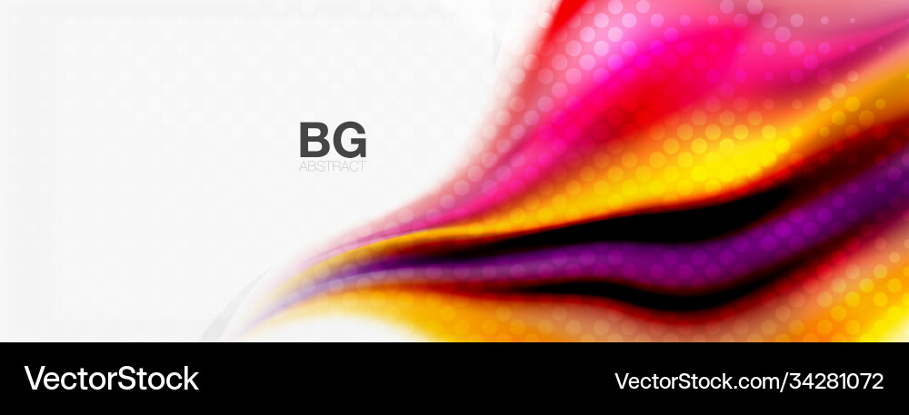 Abstract background smooth flowing lines blurred Abstract background smooth flowing lines blurred vector image