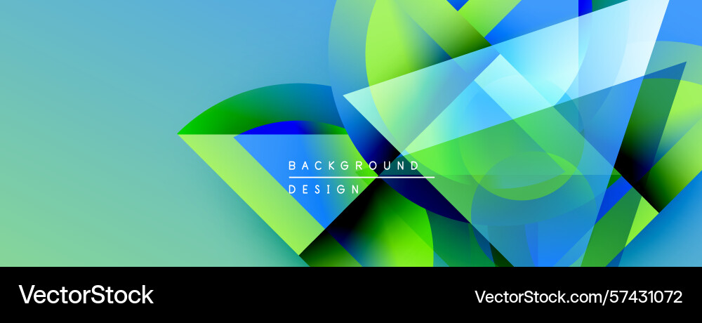 Abstract geometric shapes overlap creating Abstract geometric shapes overlap creating Vector Image