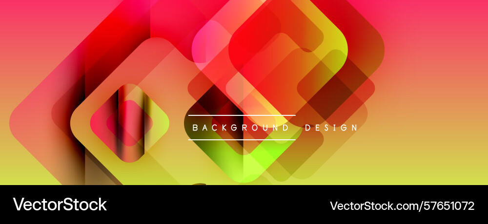 Abstract geometric shapes overlap creating Vector Image