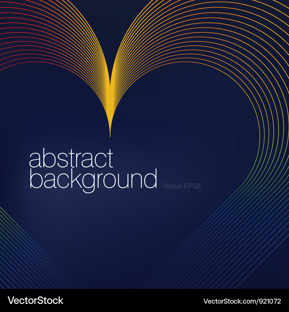 Abstract Heart Shape Background Vector Image