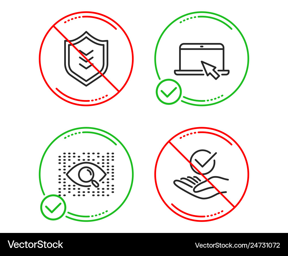 Artificial intelligence shield and portable Artificial intelligence shield and portable vector image