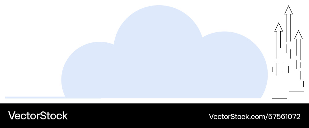 Cloud computing growth and data-driven success Cloud computing growth and data-driven success Vector Image