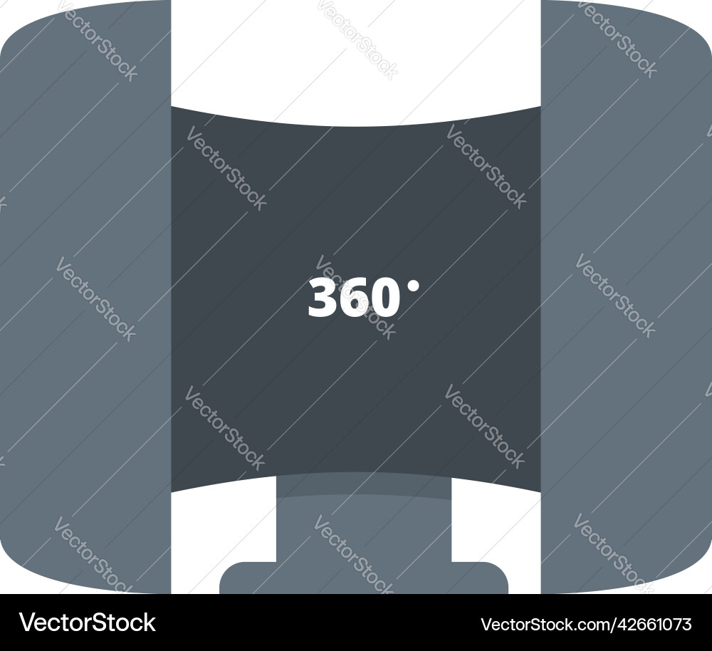 360 virtual tour icon cartoon online walk 360 virtual tour icon cartoon online walk vector image