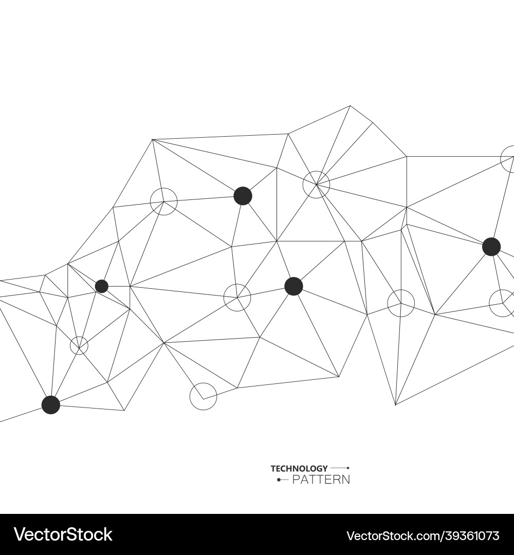 Abstract connection structure with dots and lines Abstract connection structure with dots and lines vector image