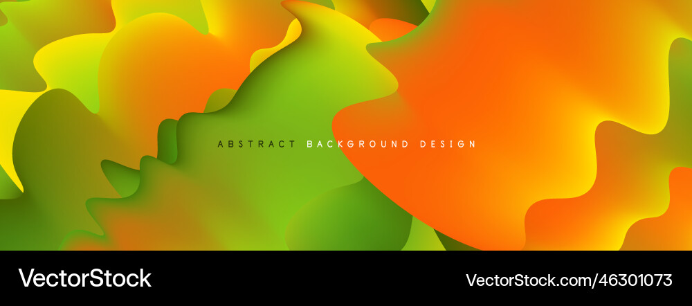 Dynamic liquid waves abstract background Dynamic liquid waves abstract background Vector Image