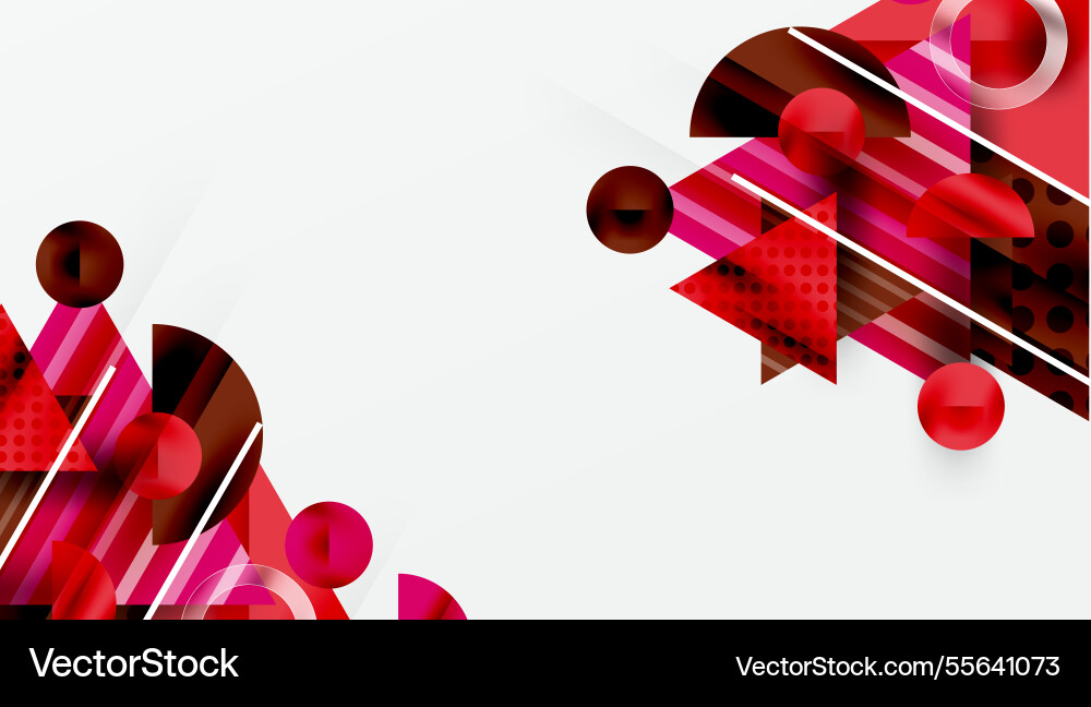 Modern abstract design with overlapping vector image
