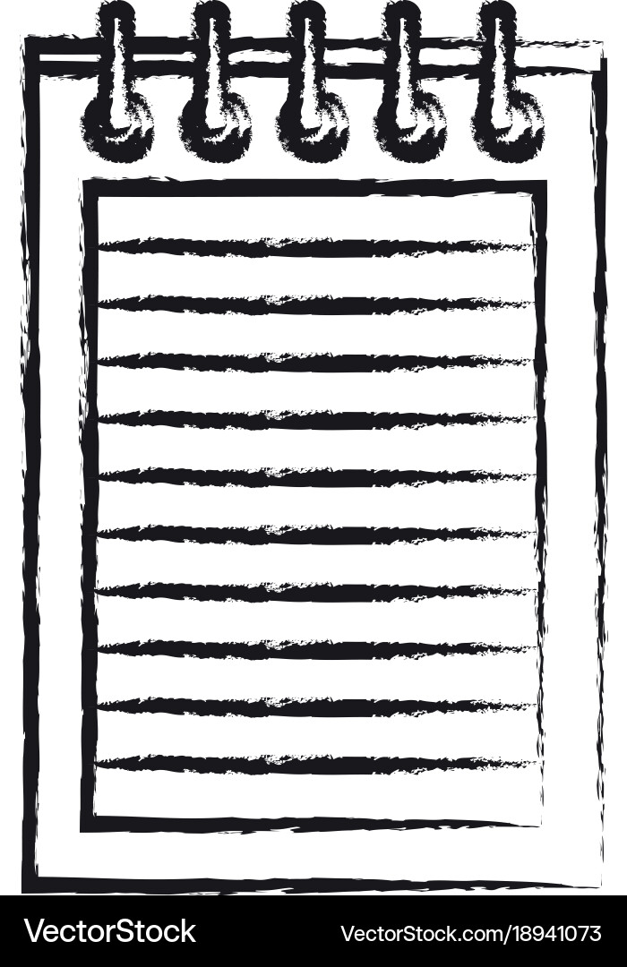 Notepad icon image Vector Image