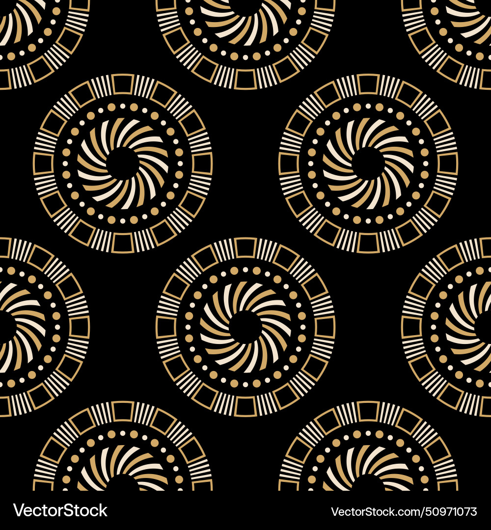 Seamless pattern with round color geometric shapes Seamless pattern with round color geometric shapes vector image