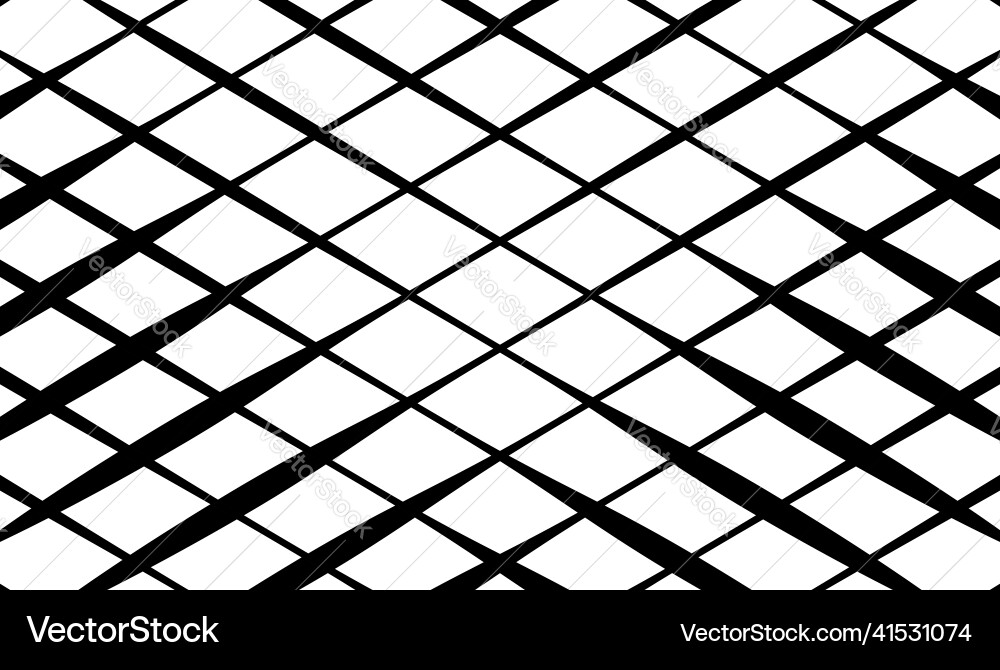 Diagonal oblique grid mesh pattern lattice Vector Image