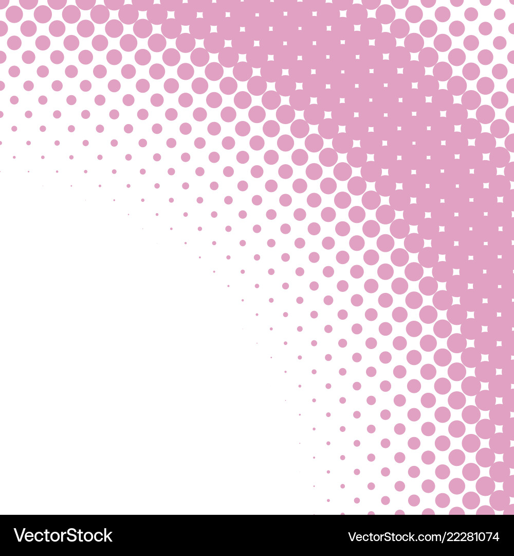 Halftone dotted pattern background design vector image