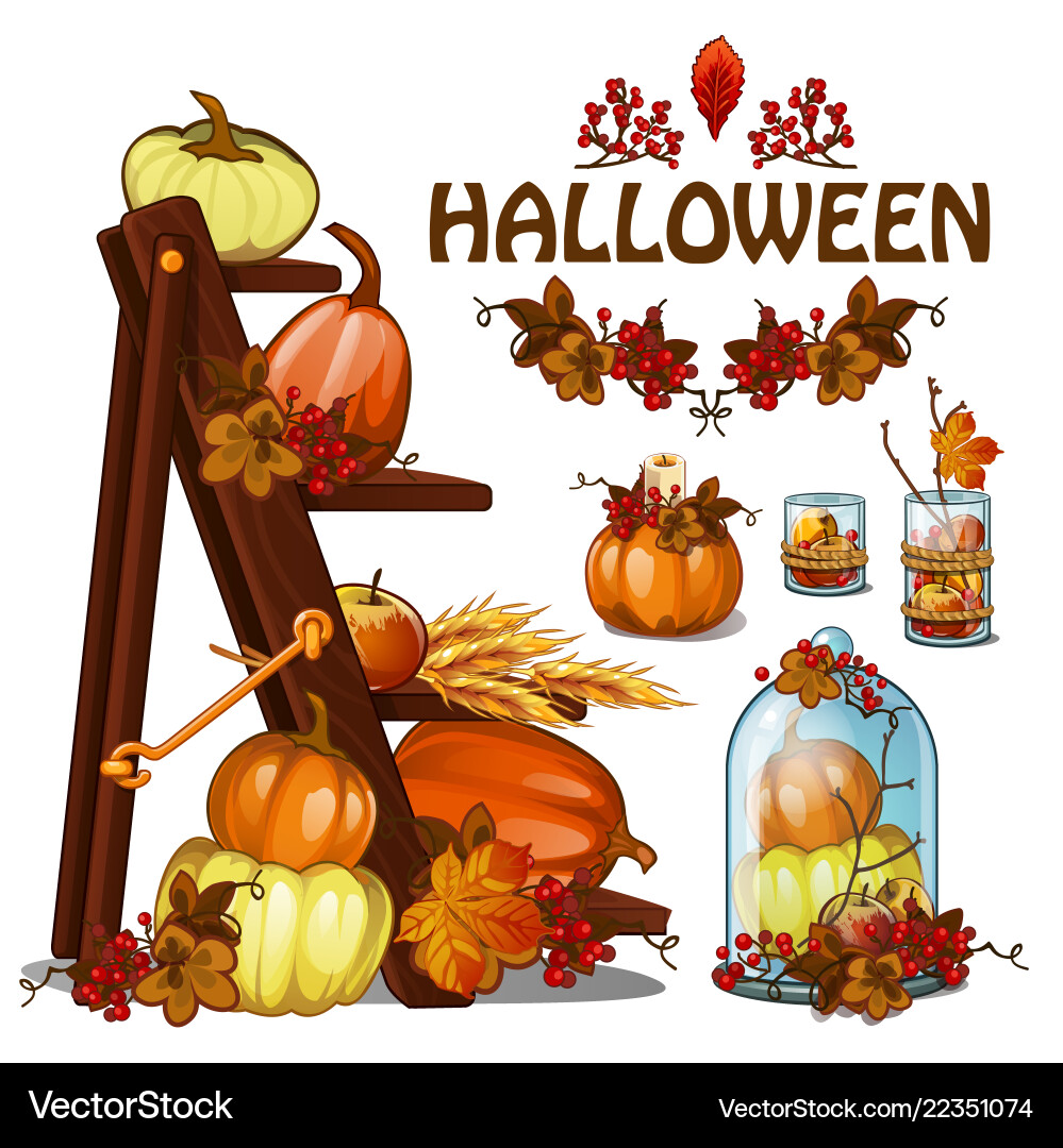 Set of elements to create a poster on theme Set of elements to create a poster on theme vector image