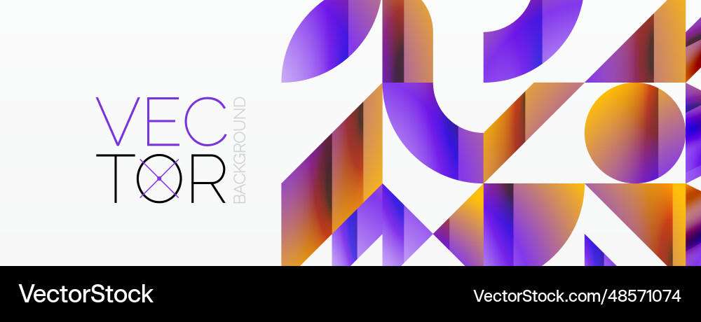 Triangle and circle minimalist composition simple Triangle and circle minimalist composition simple Vector Image