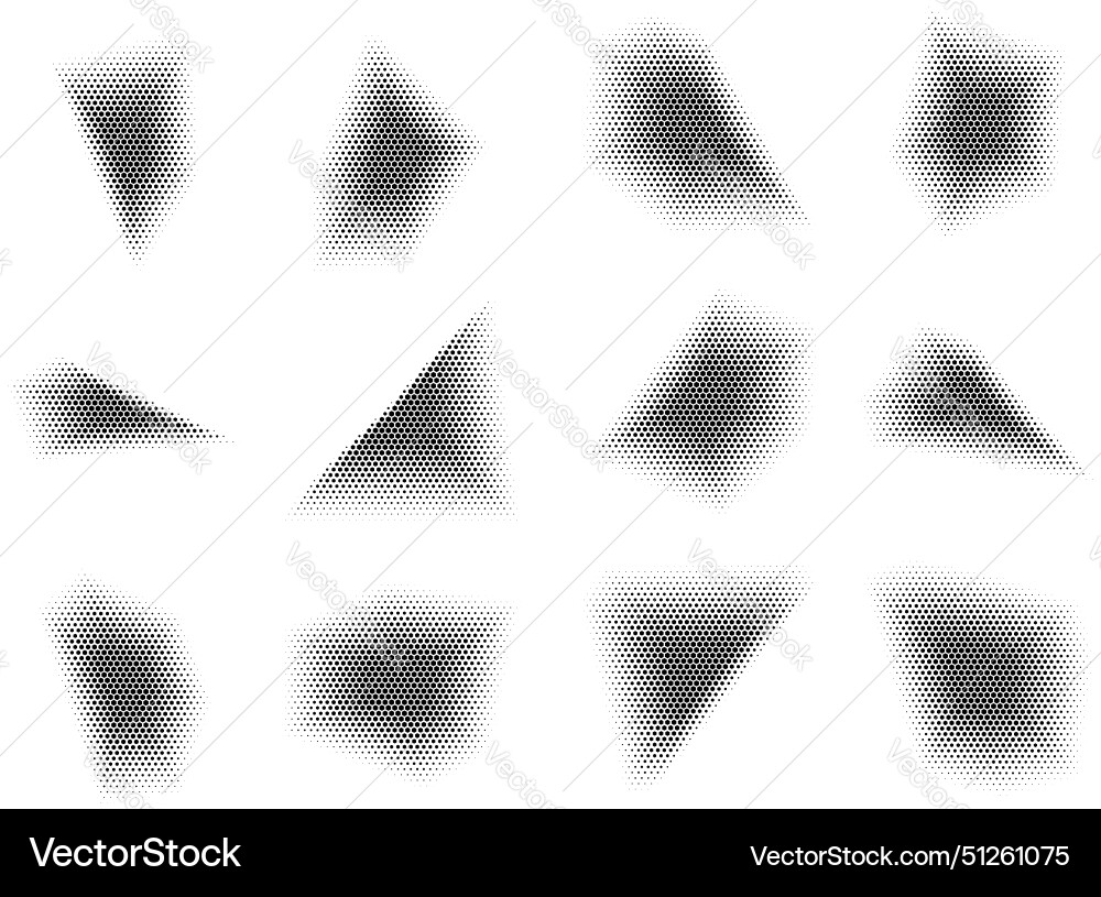 Halftone hexagon pattern reprographic technique Halftone hexagon pattern reprographic technique Vector Image