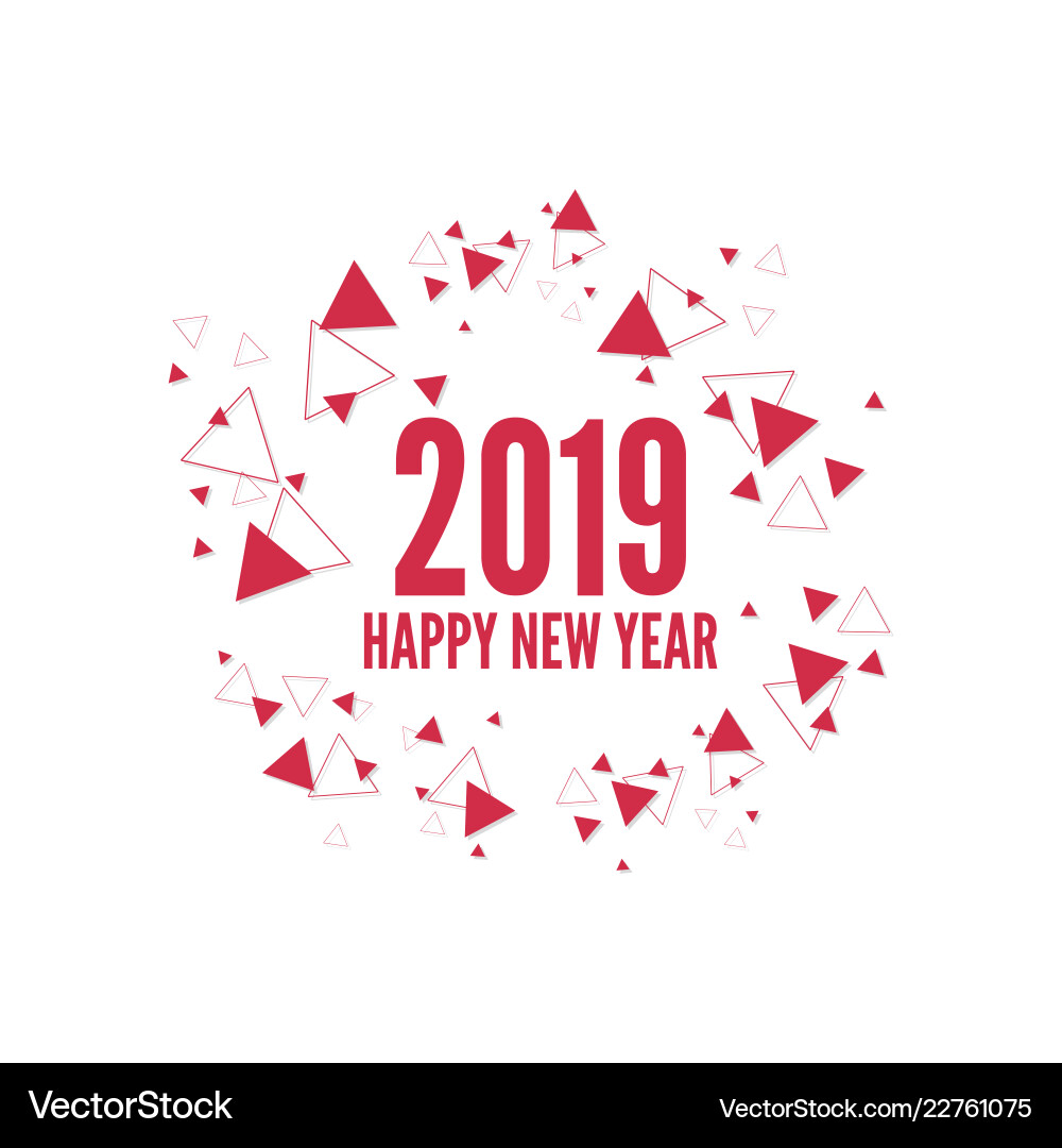 Happy new year Happy new year vector image